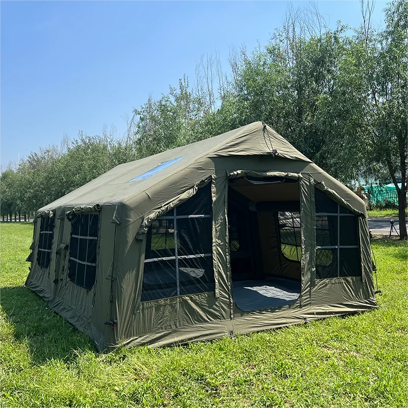 Portable Waterproof TC Cotton Fabric Inflatable Party Camping Air Tent Easy with Air Pump Set-Up Customizable OEM ODM Design
Portable Waterproof TC Cotton Fabric Inflatable Party Camping Air Tent Easy with Air Pump Set-Up Customizable OEM ODM Design