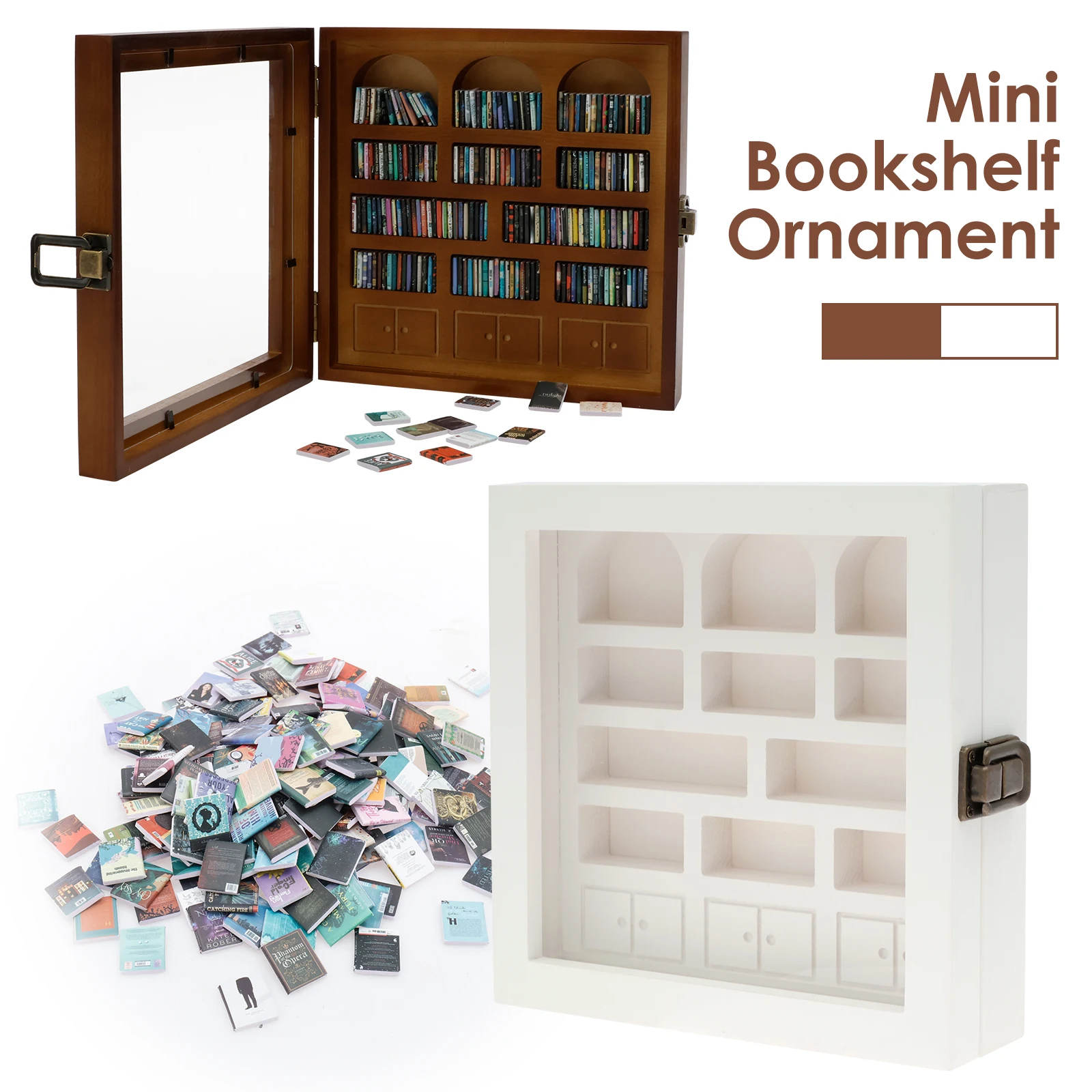 Pocket Anxiety Bookshelf Cabinet Anxiety Relief Books Sensory Toys Desk Ornament Bookshelf for Book Lovers or Anxious People
Pocket Anxiety Bookshelf Cabinet Anxiety Relief Books Sensory Toys Desk Ornament Bookshelf for Book Lovers or Anxious People