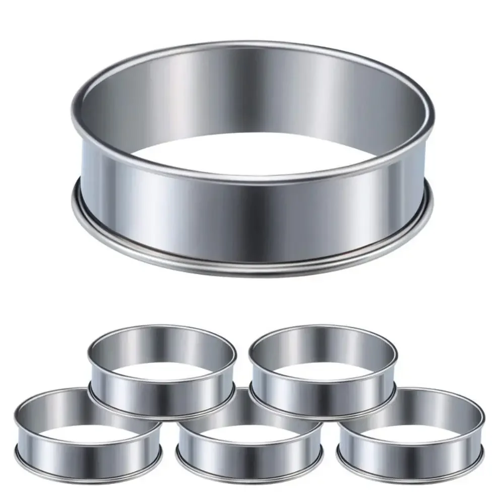 New Stainless Steel Baking Circle Double Rolled Cooking Rings Circle Egg Ring 10cm 8cm Cookie Molds Brioche Molds Kitchen
New Stainless Steel Baking Circle Double Rolled Cooking Rings Circle Egg Ring 10cm 8cm Cookie Molds Brioche Molds Kitchen
