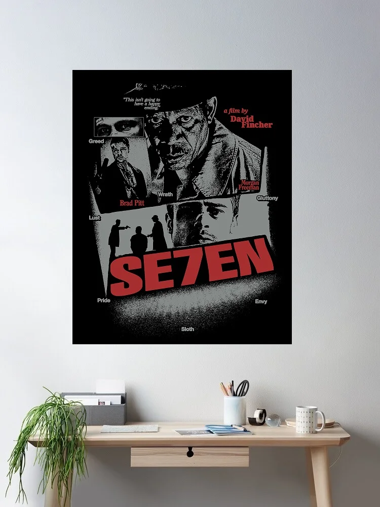 SE7EN Movie Art Print Canvas Poster, Living Room Decor, Home Wall Picture
SE7EN Movie Art Print Canvas Poster, Living Room Decor, Home Wall Picture