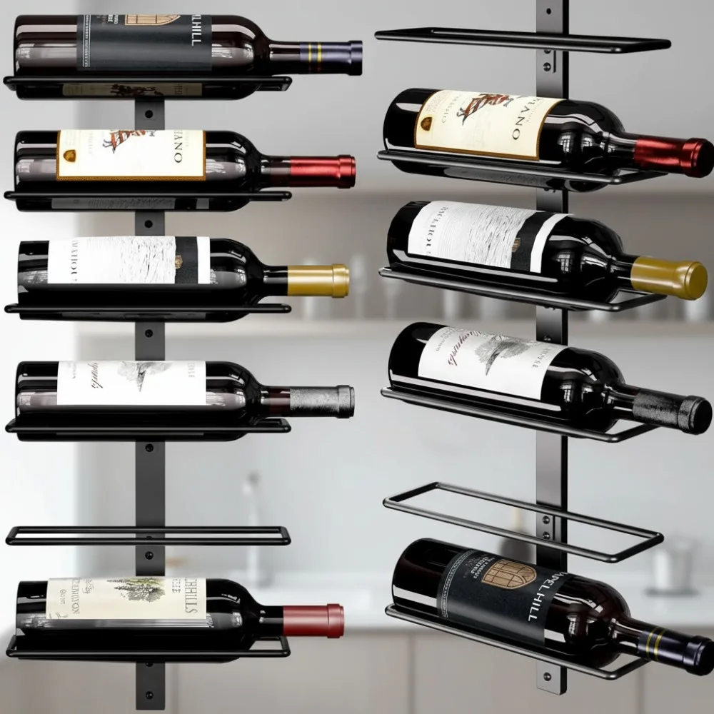 Настенный держатель для вина, 12 бутылок, металлический подвесной держатель для домашнего бара, кухни, столовой, черный
Настенный держатель для вина, 12 бутылок, металлический подвесной держатель для домашнего бара, кухни, столовой, черный