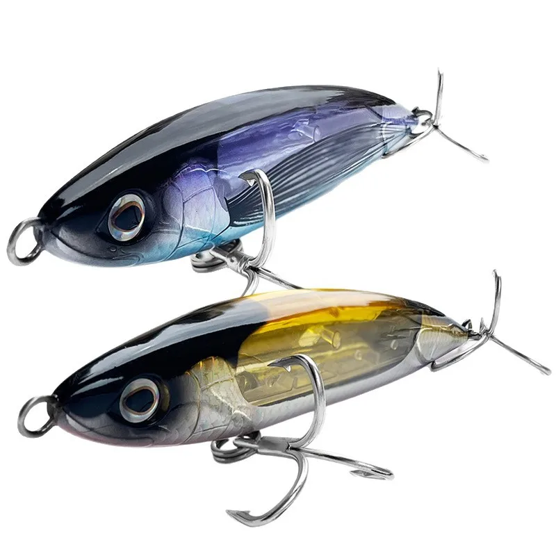 15cm 69g Floating Big Pencil Bait Deep Sea Boat Fishing Popper Lure Tuna Bait Tackle Simulation Seawater
15cm 69g Floating Big Pencil Bait Deep Sea Boat Fishing Popper Lure Tuna Bait Tackle Simulation Seawater