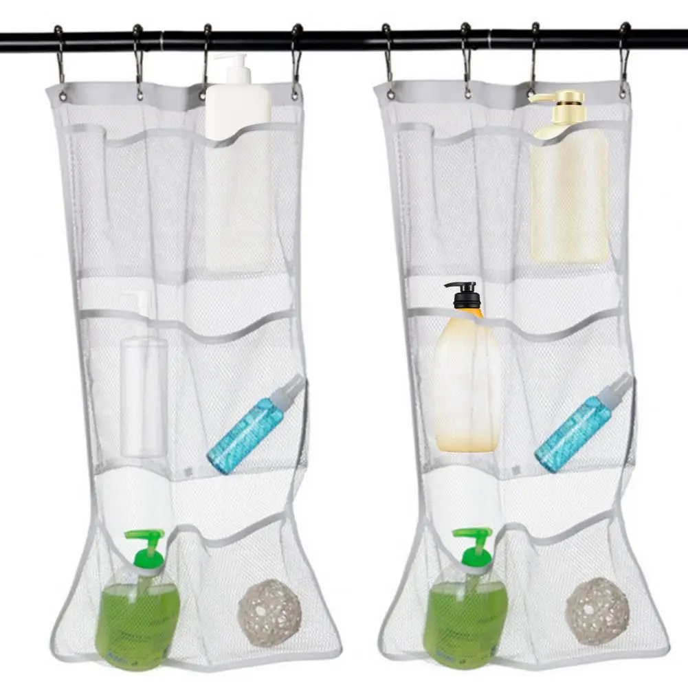 Bathroom Shower Organizer with Pockets Capacity Bathroom Hanging Bag with Hooks for Shower Organization Quick Dry Mesh Shampoo
Bathroom Shower Organizer with Pockets Capacity Bathroom Hanging Bag with Hooks for Shower Organization Quick Dry Mesh Shampoo