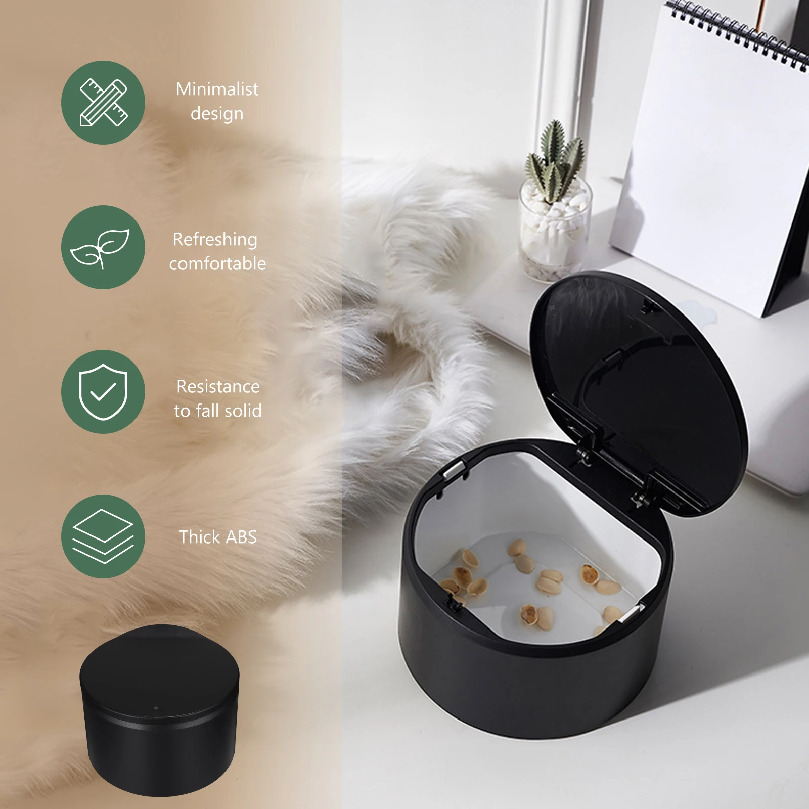 Mini Trash Can Small Lid Desk Garbage Bin Plastic Tabletop Environmental Friendly Recyclable Easy Open Close Storing
Mini Trash Can Small Lid Desk Garbage Bin Plastic Tabletop Environmental Friendly Recyclable Easy Open Close Storing