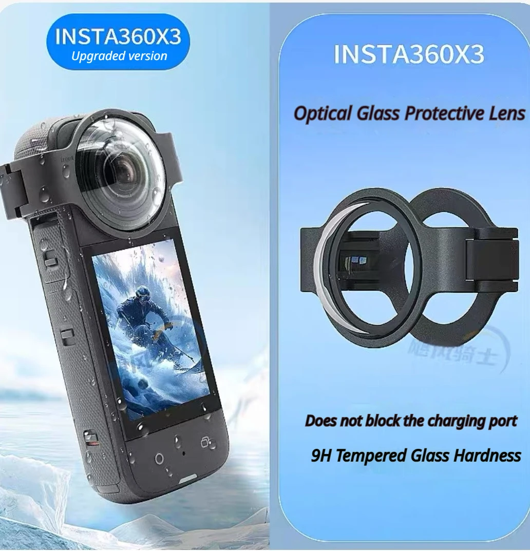 For Insta360 X3 Upgrade clip-on glass anti-falling protective lens for Insta360 X3 Camera Accessories Optical Glass Lens Cap
For Insta360 X3 Upgrade clip-on glass anti-falling protective lens for Insta360 X3 Camera Accessories Optical Glass Lens Cap