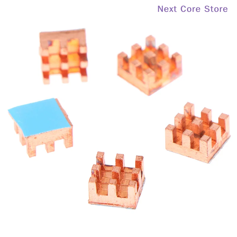 5Pcs Adhesive Back Cooling Mini Pure Copper Heat Sink Memory RAM For MOS IC Chipset Radiator Cooler Heatsink
5Pcs Adhesive Back Cooling Mini Pure Copper Heat Sink Memory RAM For MOS IC Chipset Radiator Cooler Heatsink
