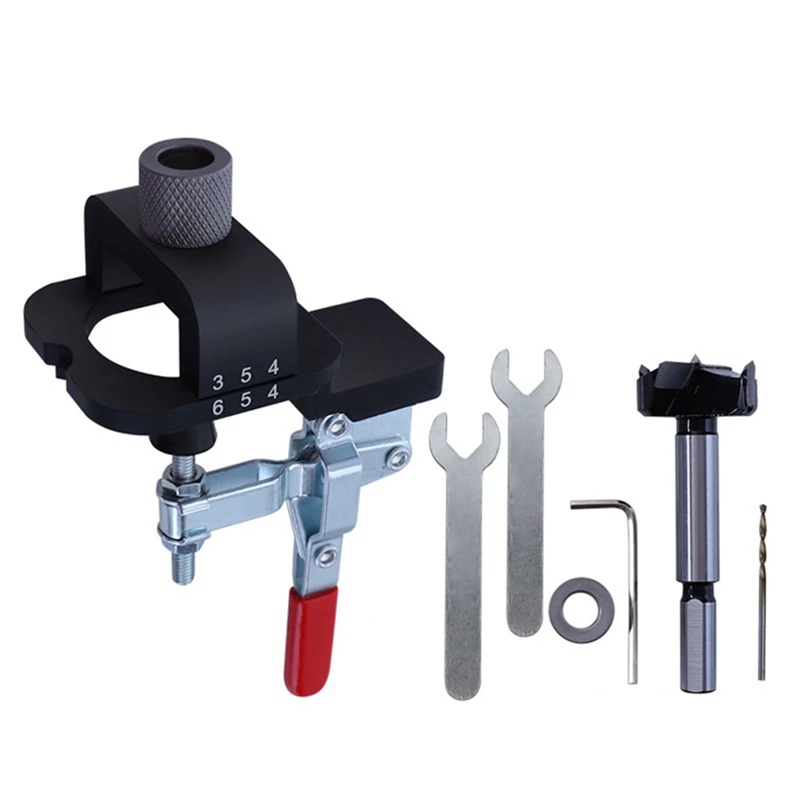 35Mm Metal Hinge Drilling Jig Guide Concealed Hinge Jig Hole Punch For Face Frame
35Mm Metal Hinge Drilling Jig Guide Concealed Hinge Jig Hole Punch For Face Frame