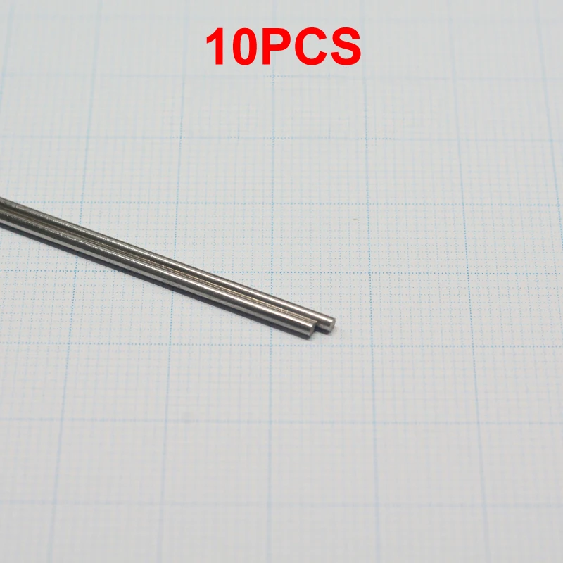 10PCS 1.5x220mm Drive Shaft Rod Dia 1.5mm Stainless Steel Transmission Rods RC Boat Spare Parts for Simulation Ship Model
10PCS 1.5x220mm Drive Shaft Rod Dia 1.5mm Stainless Steel Transmission Rods RC Boat Spare Parts for Simulation Ship Model