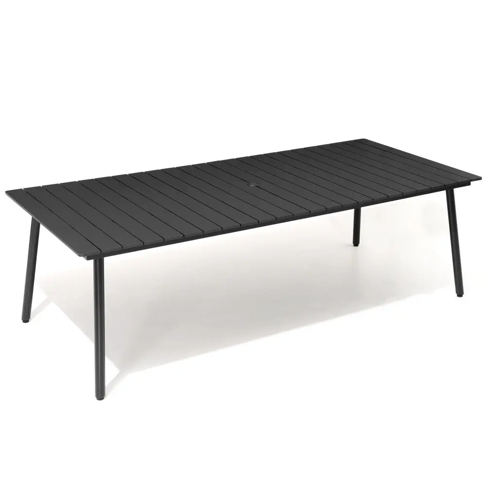 Patio Outdoor Dining Table for 810, WeatherResistant WoodGrain Top with Aluminum Frame amp Umbrella Hole for Deck Gatherings, B
Patio Outdoor Dining Table for 810, WeatherResistant WoodGrain Top with Aluminum Frame amp Umbrella Hole for Deck Gatherings, B