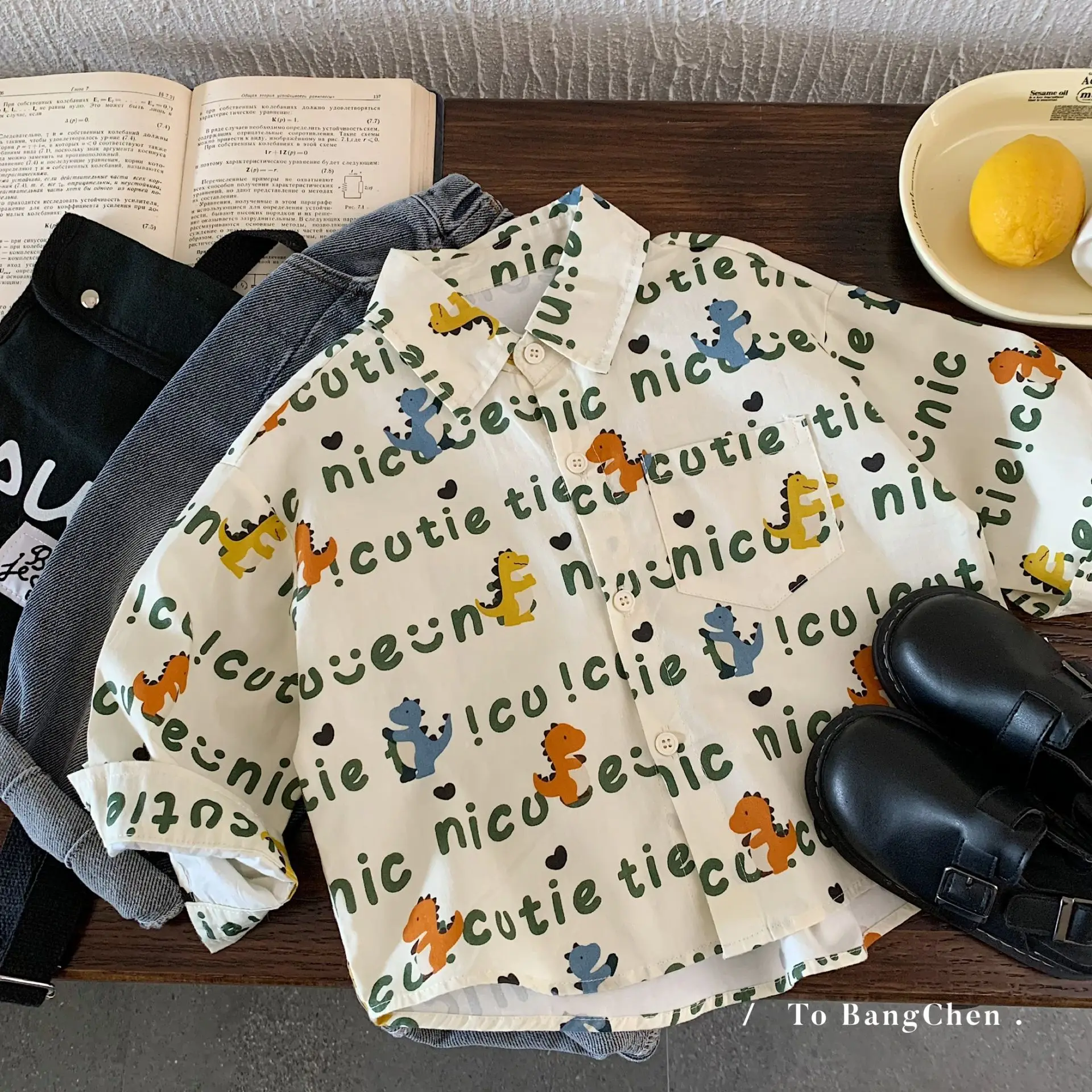 2025 Autumn New Kids Shirt Boy Cartoon Little Dinosaur Shirt Baby Autumn Clothes
2025 Autumn New Kids Shirt Boy Cartoon Little Dinosaur Shirt Baby Autumn Clothes