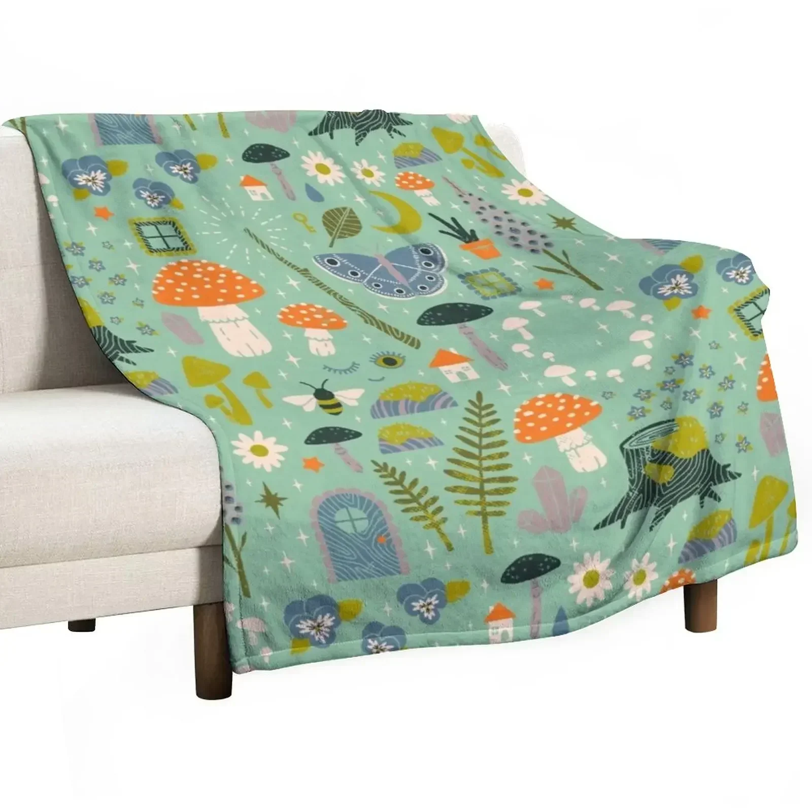 Fairy Garden Throw Blanket All Season Soft Lightweight Blanket for Home
Fairy Garden Throw Blanket All Season Soft Lightweight Blanket for Home