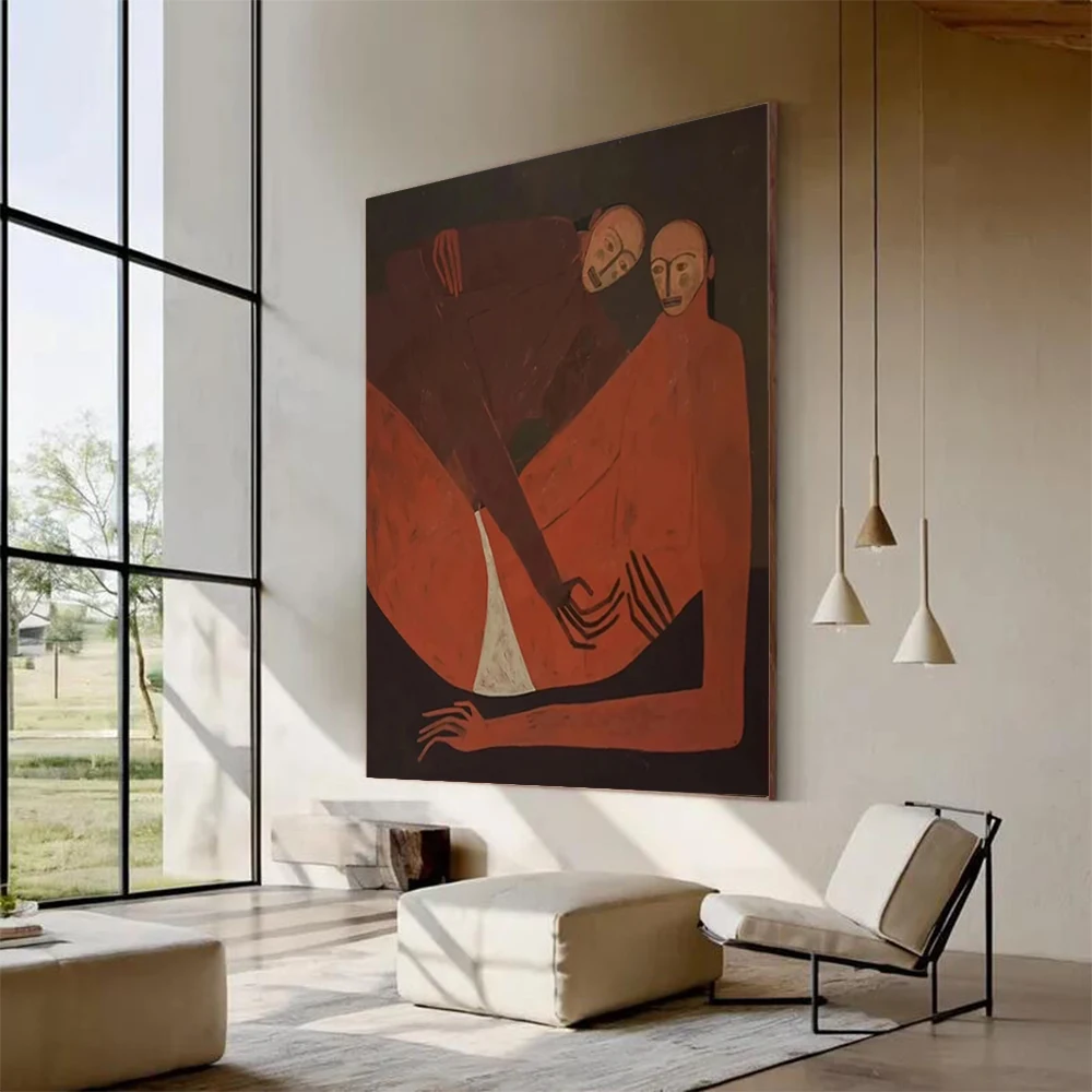 100% Handmade Abstract Oil Painting On Canvas Retro Style Figures Wall Art Picture Big Mural For Home Living Room Decor Image
100% Handmade Abstract Oil Painting On Canvas Retro Style Figures Wall Art Picture Big Mural For Home Living Room Decor Image