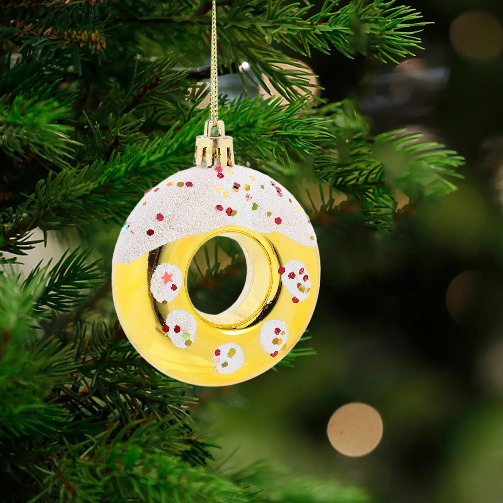4pcs Christmas Ball Ornaments Donut Shape Hanging Decor For Tree Party Supplies Xmas Donut Decoration Mini Dessert Ornaments
4pcs Christmas Ball Ornaments Donut Shape Hanging Decor For Tree Party Supplies Xmas Donut Decoration Mini Dessert Ornaments