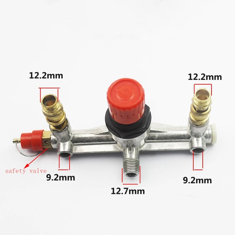 1pc Air Compressor Push-Pull Valve Switch Control Manifold Regulator Gauges Aluminum Bracket Red Cap Pressure Relief Valve
1pc Air Compressor Push-Pull Valve Switch Control Manifold Regulator Gauges Aluminum Bracket Red Cap Pressure Relief Valve
