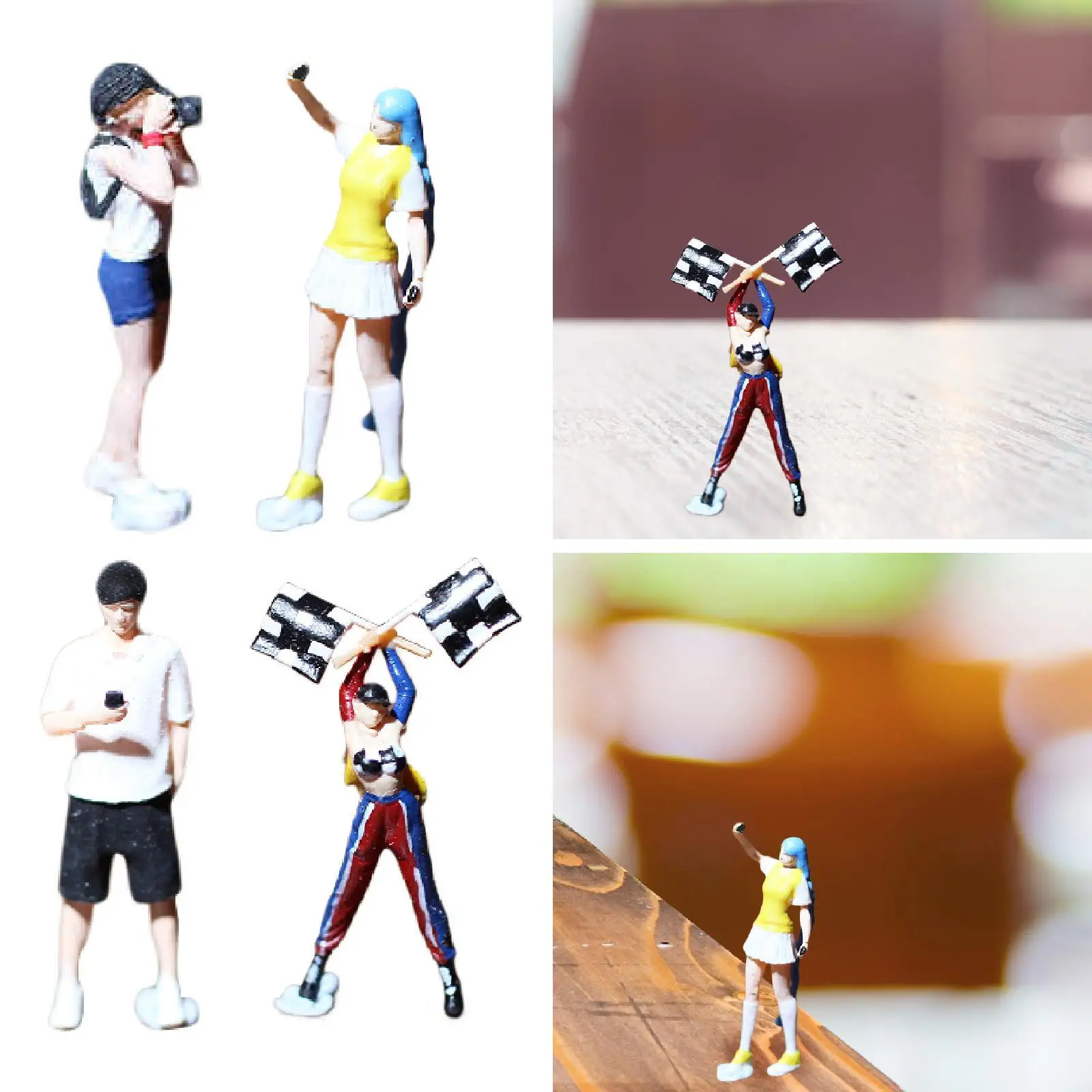 Фигурки моделей в масштабе 1/64, коллекция крошечных моделей людей, украшение макета из смолы
Фигурки моделей в масштабе 1/64, коллекция крошечных моделей людей, украшение макета из смолы