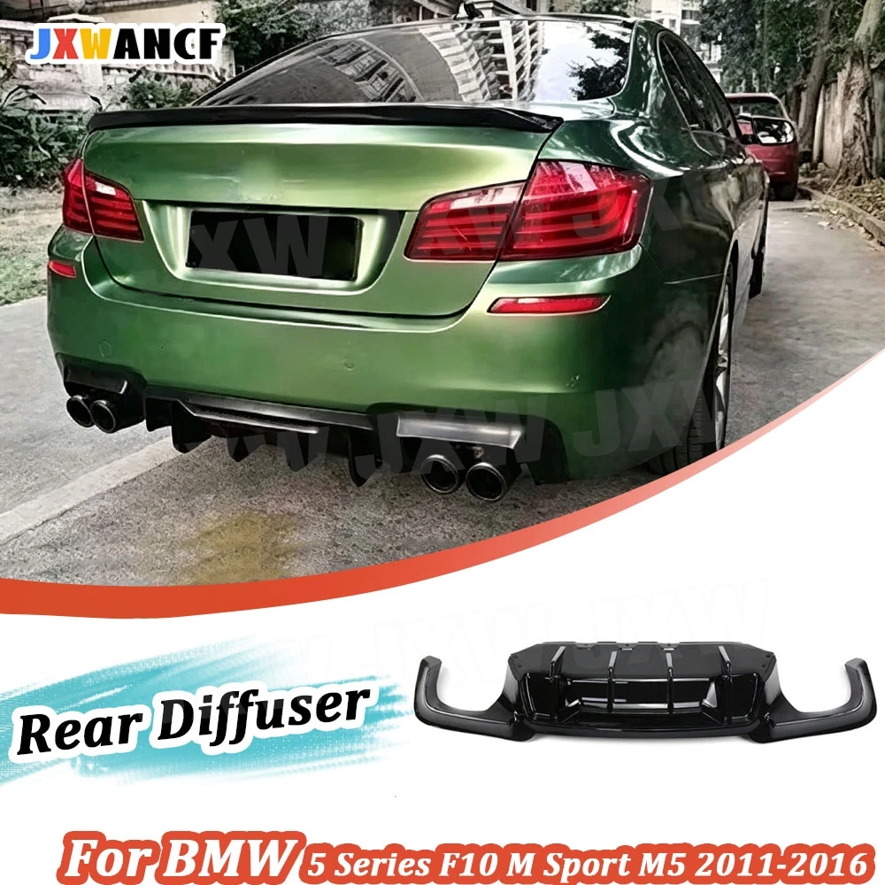 JXWANCF ABS Gloss Black Car Rear Bumper Lip Spoiler Diffuser For BMW 5 Series F10 M Sport M5 2011-2016 Carbon Look
JXWANCF ABS Gloss Black Car Rear Bumper Lip Spoiler Diffuser For BMW 5 Series F10 M Sport M5 2011-2016 Carbon Look