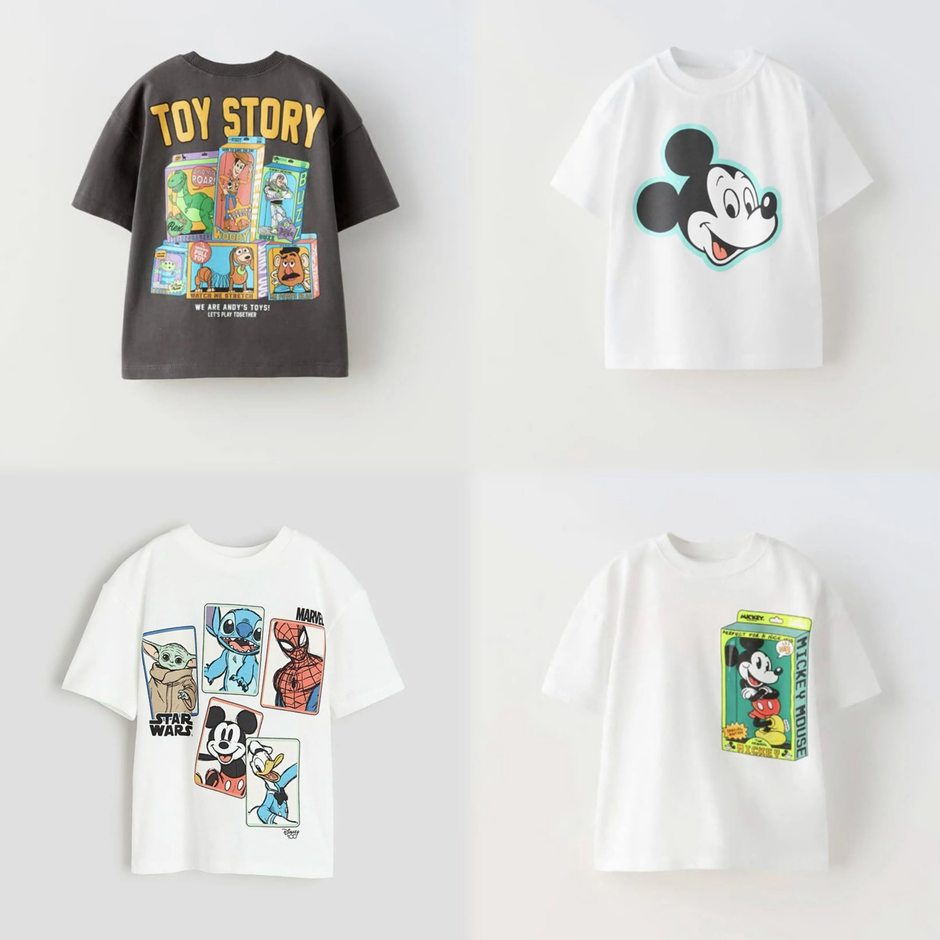 Boys Trendy New Disney Summer Clothes Loose Short-sleeved Crewneck Tops New Style Fashion TShirt Children Cartoon Printing Tees
Boys Trendy New Disney Summer Clothes Loose Short-sleeved Crewneck Tops New Style Fashion TShirt Children Cartoon Printing Tees