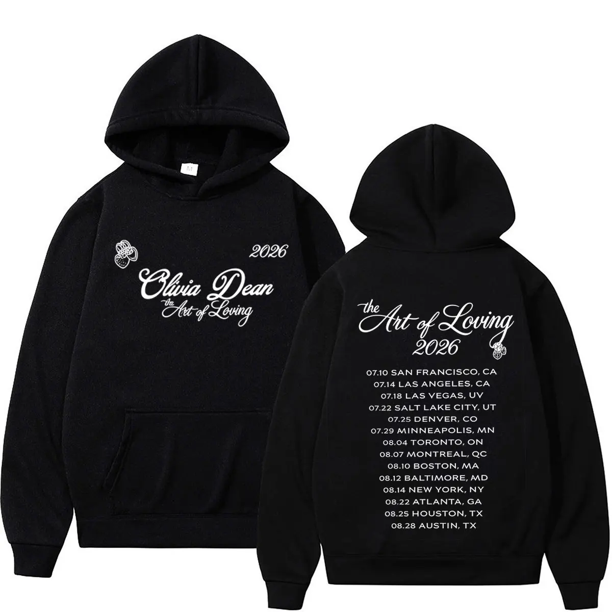 Olivia Dean Art of Loving Tour 2026 Graphic Hoodie Men Women Fashion Pullover Autumn Winter Loose Casual T-shirts Streetwear
Olivia Dean Art of Loving Tour 2026 Graphic Hoodie Men Women Fashion Pullover Autumn Winter Loose Casual T-shirts Streetwear