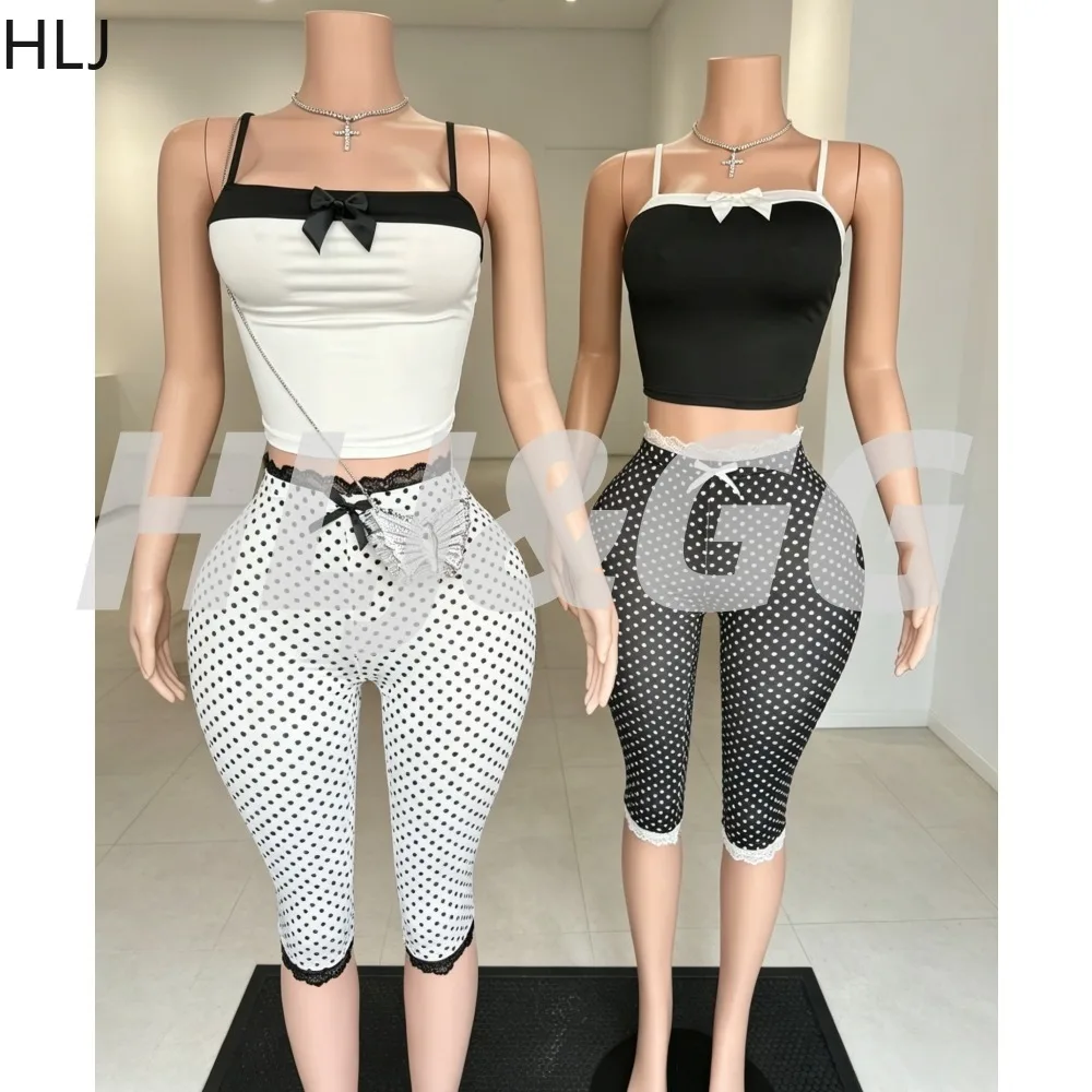 HLJ Y2K Fashion Women 2PCS Polka Dot Outfit Bow Spaghetti Strap Crop Top and Lace Trim Capri Leggings Casual Streetwear 2026 New
HLJ Y2K Fashion Women 2PCS Polka Dot Outfit Bow Spaghetti Strap Crop Top and Lace Trim Capri Leggings Casual Streetwear 2026 New