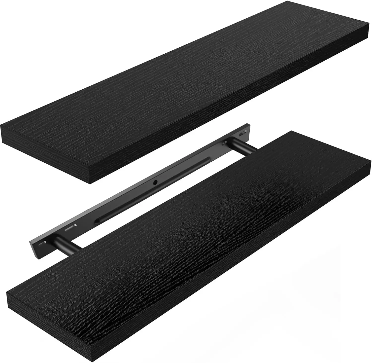 Floating Shelves Wall Mounted, 24 x 7 Inch Wall Shelves for Bathroom, Bedroom, Living Room, Black Shelves Set of 2 | Wa
Floating Shelves Wall Mounted, 24 x 7 Inch Wall Shelves for Bathroom, Bedroom, Living Room, Black Shelves Set of 2 | Wa