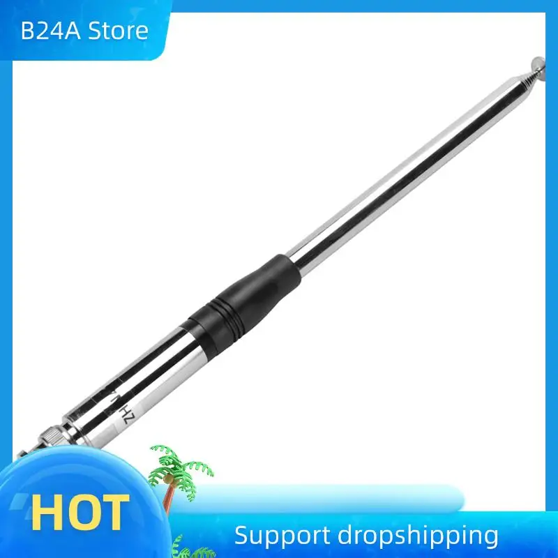 B24A 2 Pcs 27Mhz Antenna 9-Inch To 51-Inch Telescopic/Rod HT Antennas For CB Handheld/Portable Radio With BNC Connector
B24A 2 Pcs 27Mhz Antenna 9-Inch To 51-Inch Telescopic/Rod HT Antennas For CB Handheld/Portable Radio With BNC Connector