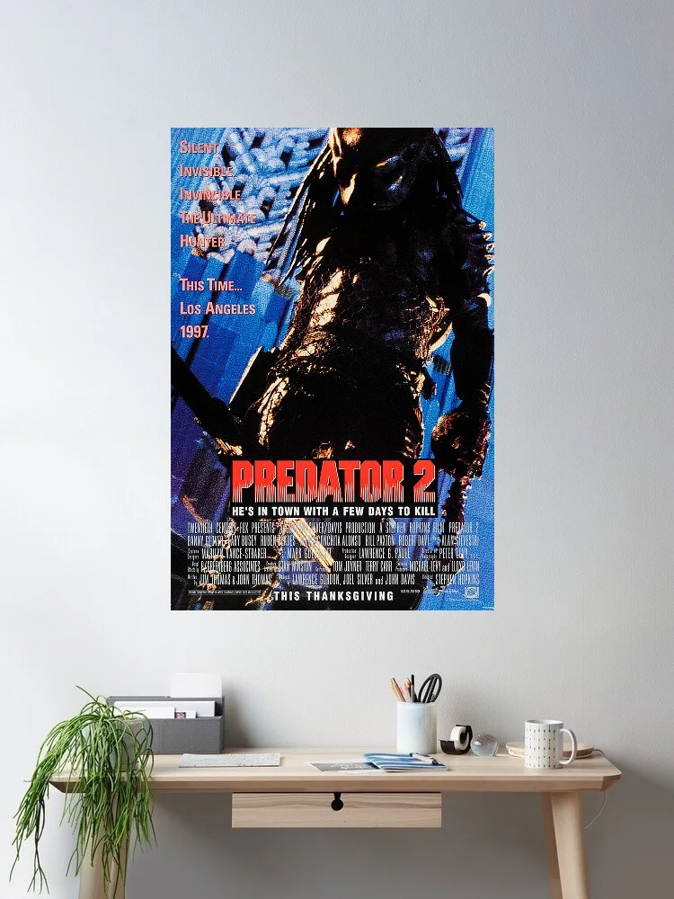 Predator 2 Movie, Art Print Silk Poster Home Wall Decor
Predator 2 Movie, Art Print Silk Poster Home Wall Decor