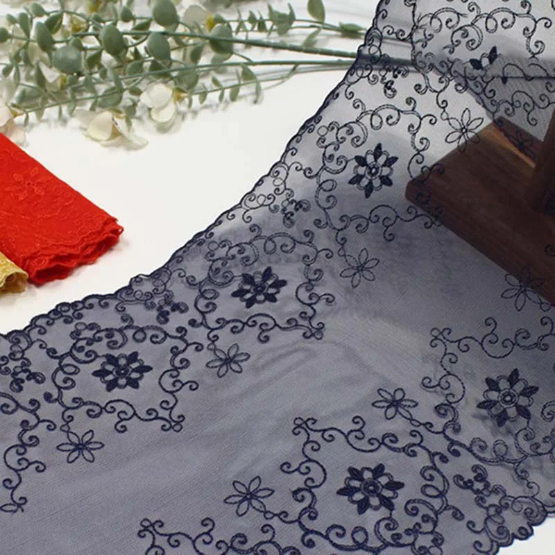 30Yards Two Tones Floral Embroidery Lace Trim Lingerie Sewing Craft DIY Apparel Fabric Lace Garment Accessory
30Yards Two Tones Floral Embroidery Lace Trim Lingerie Sewing Craft DIY Apparel Fabric Lace Garment Accessory