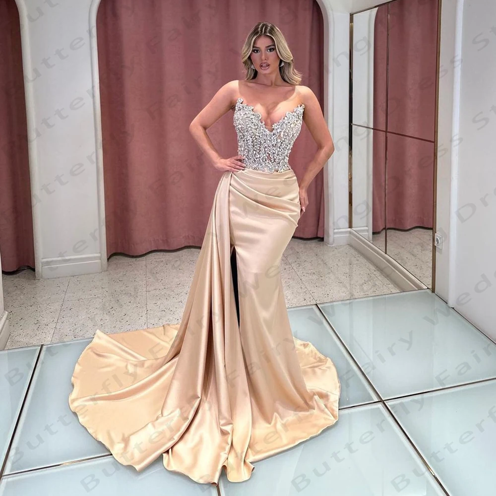 2024 Gorgeous Women's Evening Dresses Sexy Off Shoulder Side Split Princess Prom Gowns Fashion Celebrity Formal Party فساتين سهر
2024 Gorgeous Women's Evening Dresses Sexy Off Shoulder Side Split Princess Prom Gowns Fashion Celebrity Formal Party فساتين سهر