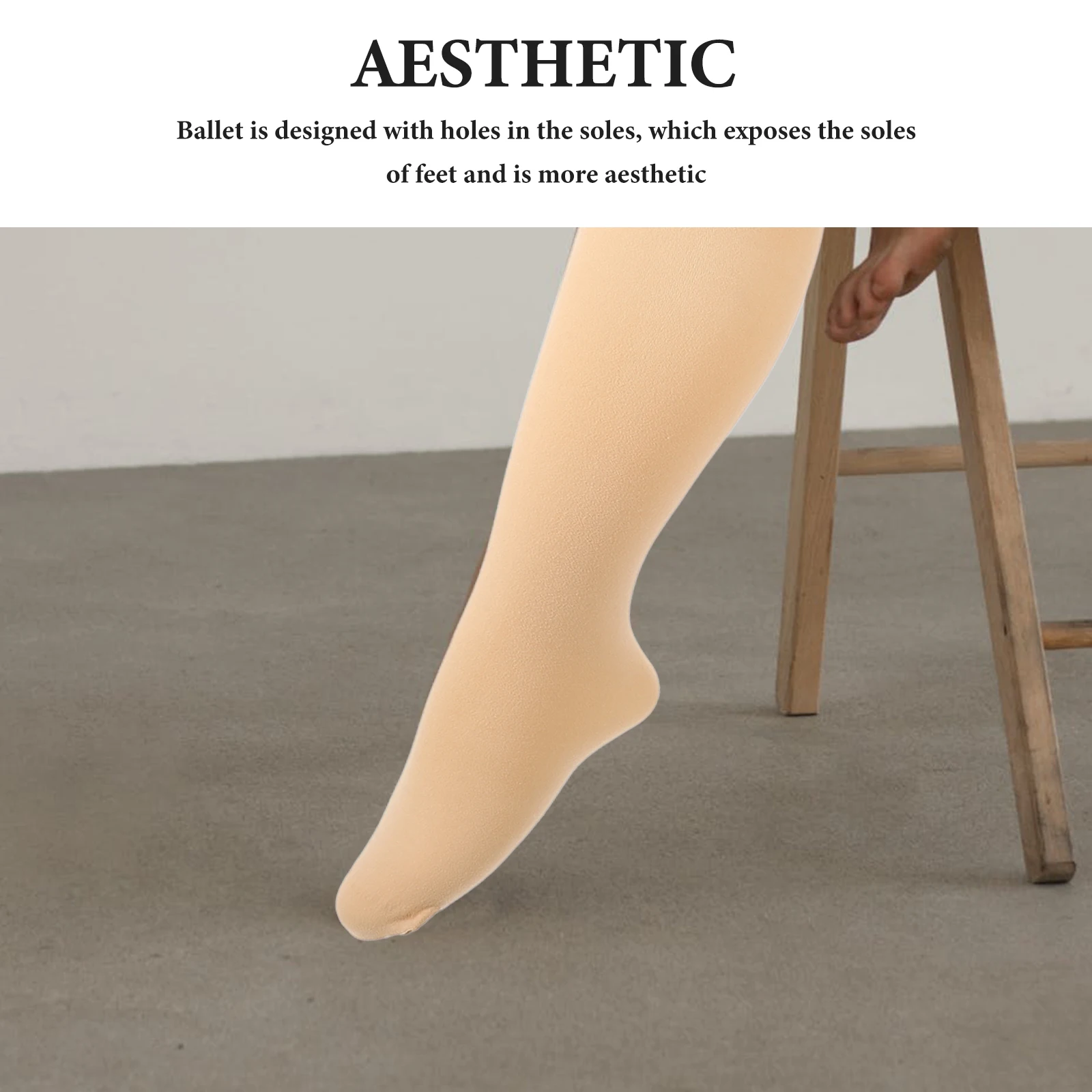 1 Pair Soft Dance Tights With Holes High Elasticity Convertible Ballet Stocking For Yoga Gymnastics Footed Leggings
1 Pair Soft Dance Tights With Holes High Elasticity Convertible Ballet Stocking For Yoga Gymnastics Footed Leggings