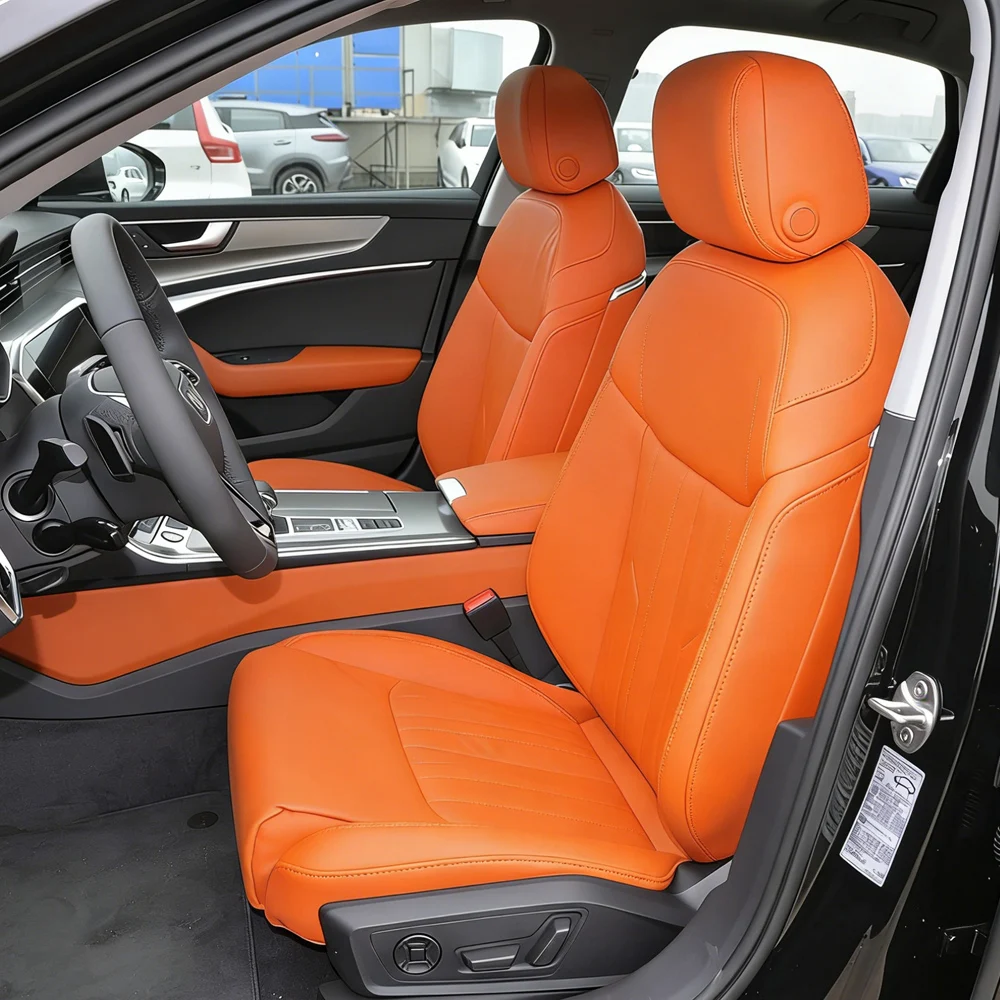 Специальные чехлы для сидений автомобиля Audi A6 2019-2021 из искусственной кожи, полностью закрывающие сиденья, защитные аксессуары для салона.
Специальные чехлы для сидений автомобиля Audi A6 2019-2021 из искусственной кожи, полностью закрывающие сиденья, защитные аксессуары для салона.