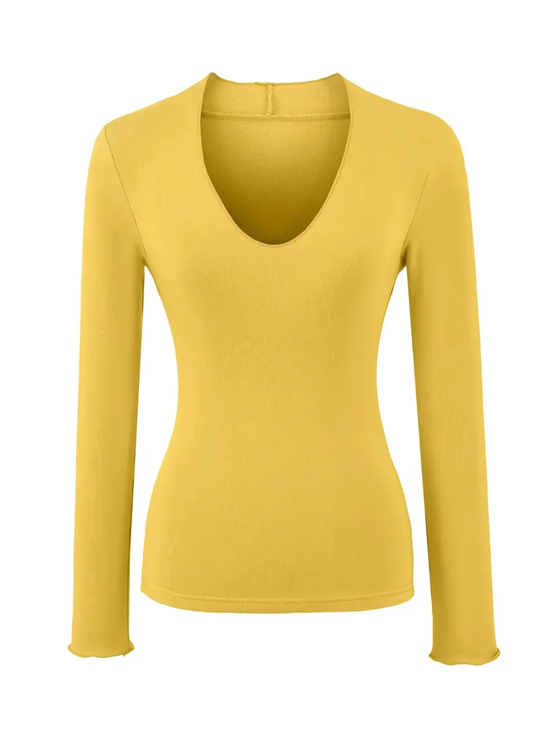 Женская облегающая базовая футболка с V-образным вырезом и длинным рукавом, на флисовой подкладке, для осени-зимы 2025 года, новинка
Женская облегающая базовая футболка с V-образным вырезом и длинным рукавом, на флисовой подкладке, для осени-зимы 2025 года, новинка