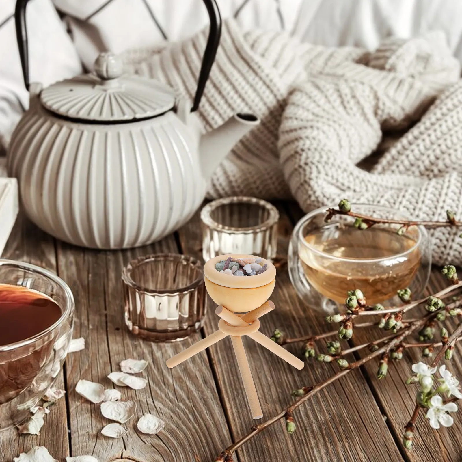 1Set Portable Wood Essential Oil Diffuser Aromatherapy Stone Natural Flameless Room Fragrance Enhancer for Living Space Kitchen
1Set Portable Wood Essential Oil Diffuser Aromatherapy Stone Natural Flameless Room Fragrance Enhancer for Living Space Kitchen