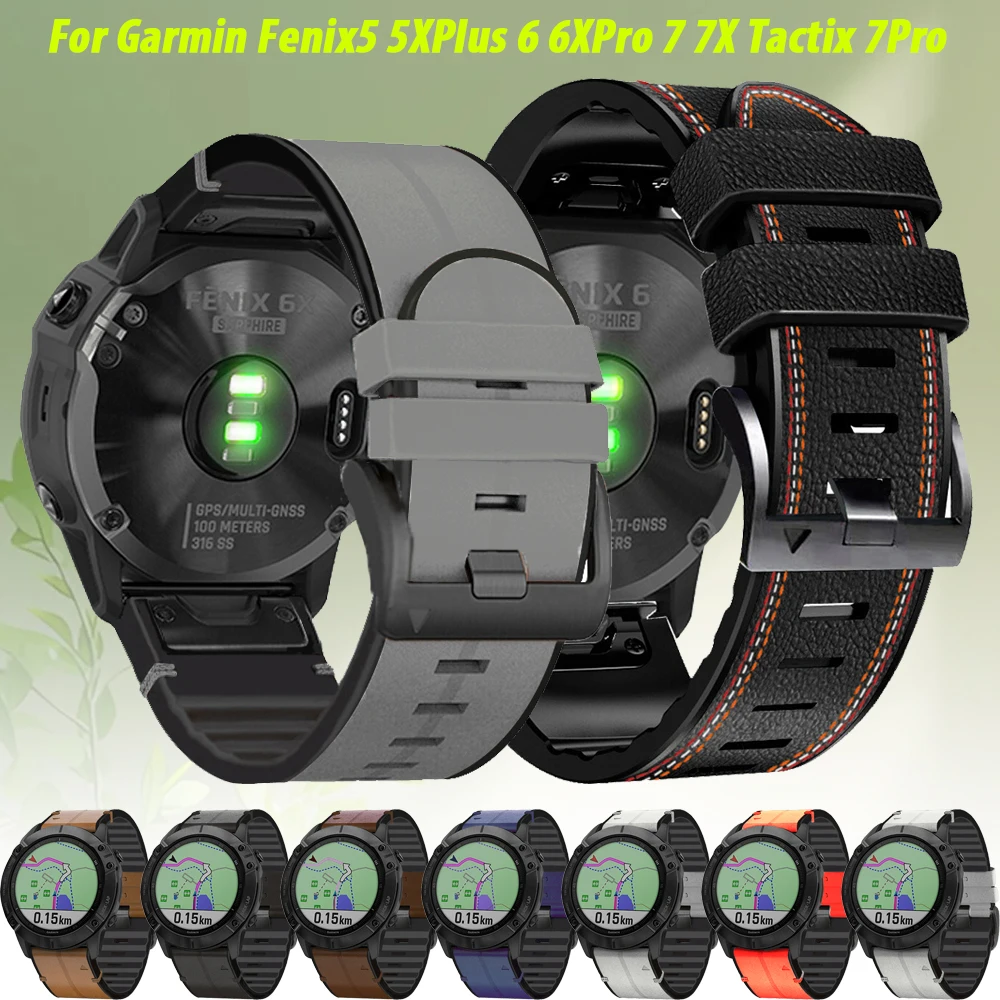Для Garmin Epix Pro Gen 2 Tactix 8 AMOLED 51 мм Fenix 7X Pro 6X Pro 5X Plus ремешок для часов Quickfit 26 мм 22 мм кожаный силиконовый ремешок
Для Garmin Epix Pro Gen 2 Tactix 8 AMOLED 51 мм Fenix 7X Pro 6X Pro 5X Plus ремешок для часов Quickfit 26 мм 22 мм кожаный силиконовый ремешок