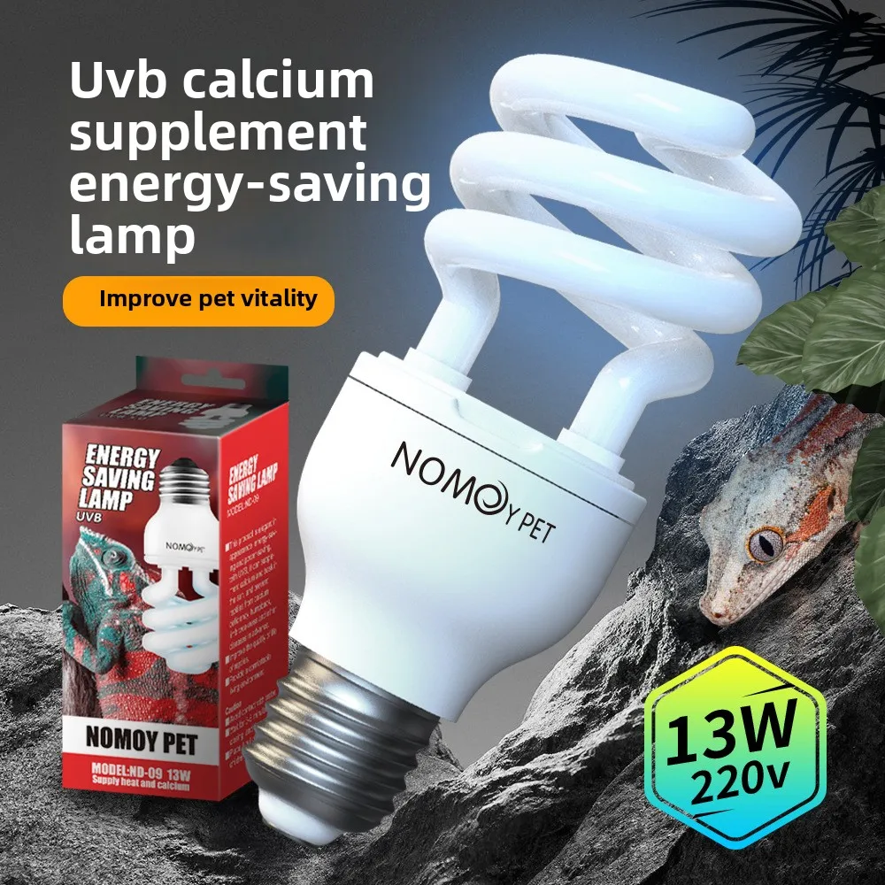 NOMOY UVB Reptile Light 220V-Calcium Supplement Lamp for Chameleon,Tortoise&Terrarium Energy Saving,Anti-Rickets Basking Bulb
NOMOY UVB Reptile Light 220V-Calcium Supplement Lamp for Chameleon,Tortoise&Terrarium Energy Saving,Anti-Rickets Basking Bulb