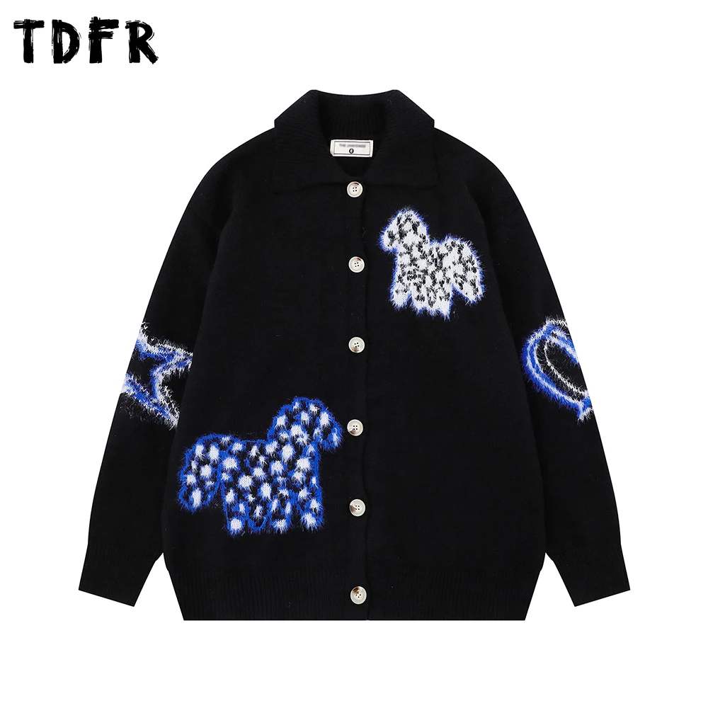 Жаккардовый вязаный кардиган с вышивкой, мужской повседневный осенне-зимний однобортный свитер с длинными рукавами в стиле ретро с лацканами
Жаккардовый вязаный кардиган с вышивкой, мужской повседневный осенне-зимний однобортный свитер с длинными рукавами в стиле ретро с лацканами