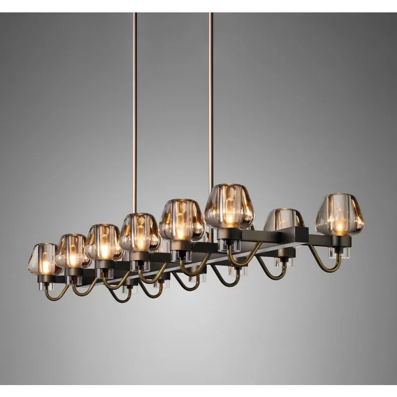 GHJUYIOL Postmodern living room chandelier, iron art restaurant, bedroom, study, staircase light, simple and luxurious chandelie
GHJUYIOL Postmodern living room chandelier, iron art restaurant, bedroom, study, staircase light, simple and luxurious chandelie