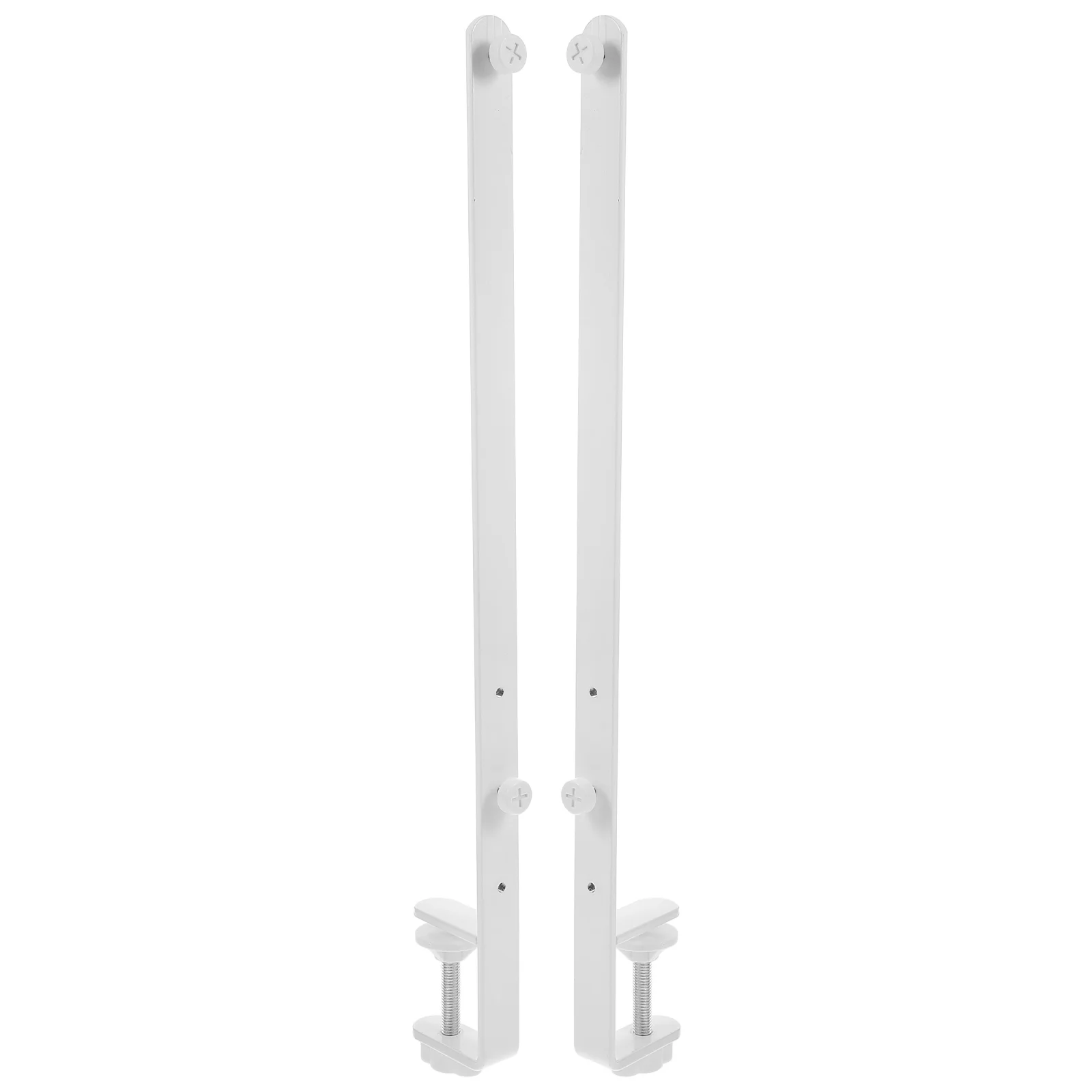2pcs Desktop Stand Black White Shelf Brackets Glass Closet Rod Adjustable Height Foldable Sturdy Easy Setup Wall Desk Pegboard
2pcs Desktop Stand Black White Shelf Brackets Glass Closet Rod Adjustable Height Foldable Sturdy Easy Setup Wall Desk Pegboard