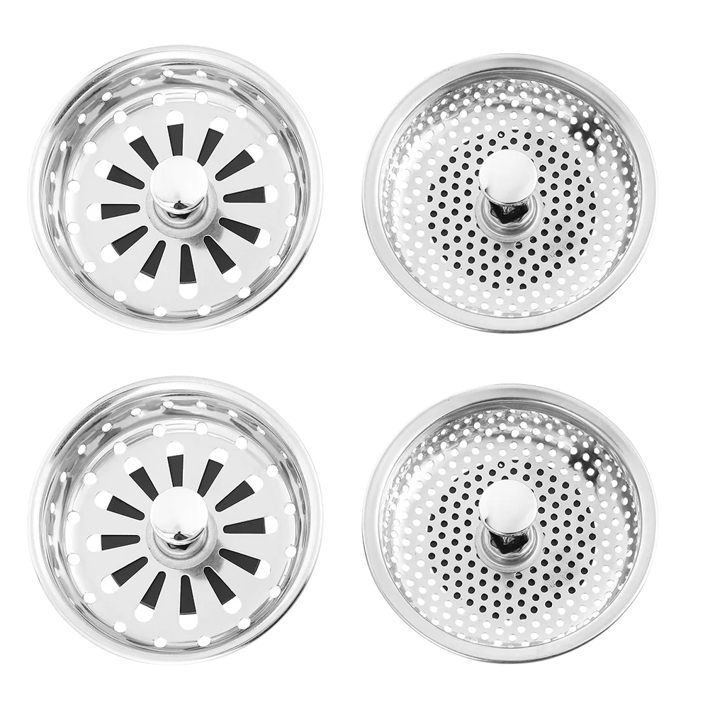 4 Pcs Stainless Steel Floor Drain Cover Bathtub Shower Filter Hair Silver Water Trough
4 Pcs Stainless Steel Floor Drain Cover Bathtub Shower Filter Hair Silver Water Trough