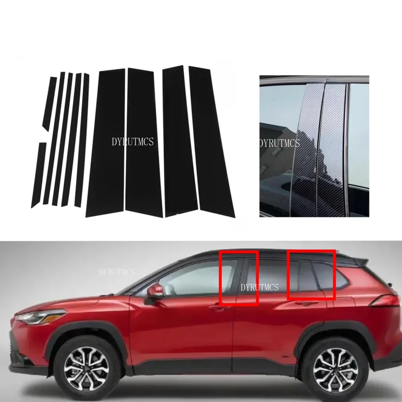 10PCS Gloss Black Pillar Posts Fit For Toyota Corolla Cross 2020 2021 2022 Window Decor Door Side Mouliding Trim Cover Silver
10PCS Gloss Black Pillar Posts Fit For Toyota Corolla Cross 2020 2021 2022 Window Decor Door Side Mouliding Trim Cover Silver