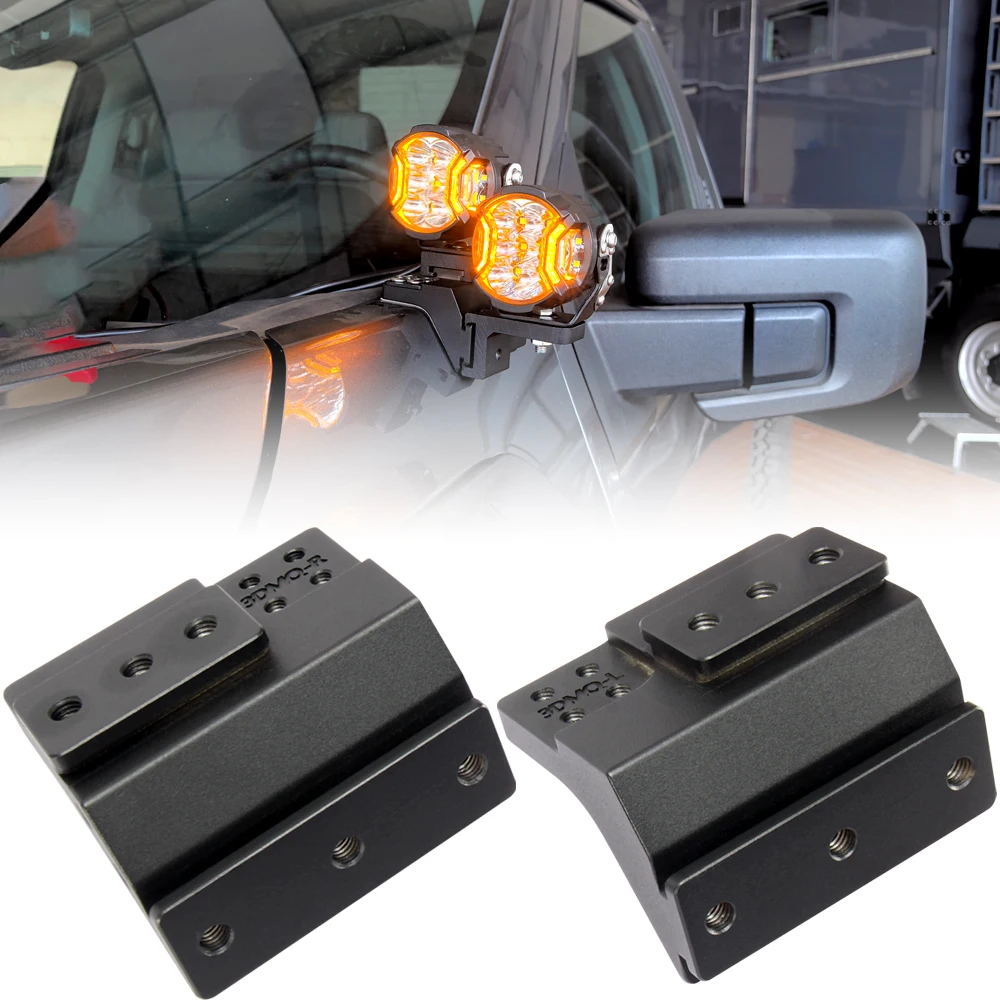 4X4 Offroad A- Pillar Hood Quick Release Bracket No Drill Mounting Stand for Offroad Led Spot Lights of Fo rd F150 2021-2025 G3
4X4 Offroad A- Pillar Hood Quick Release Bracket No Drill Mounting Stand for Offroad Led Spot Lights of Fo rd F150 2021-2025 G3