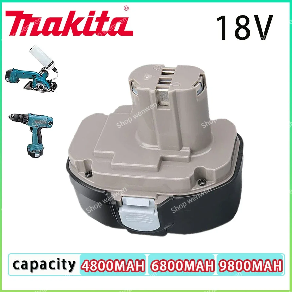 18V Makita 4800mAh/6800mAh/9800mAh Ni-MH Battery Replace PA18 1822 1823 1833 1834 1835 1835F 192828-1 192829-9
18V Makita 4800mAh/6800mAh/9800mAh Ni-MH Battery Replace PA18 1822 1823 1833 1834 1835 1835F 192828-1 192829-9