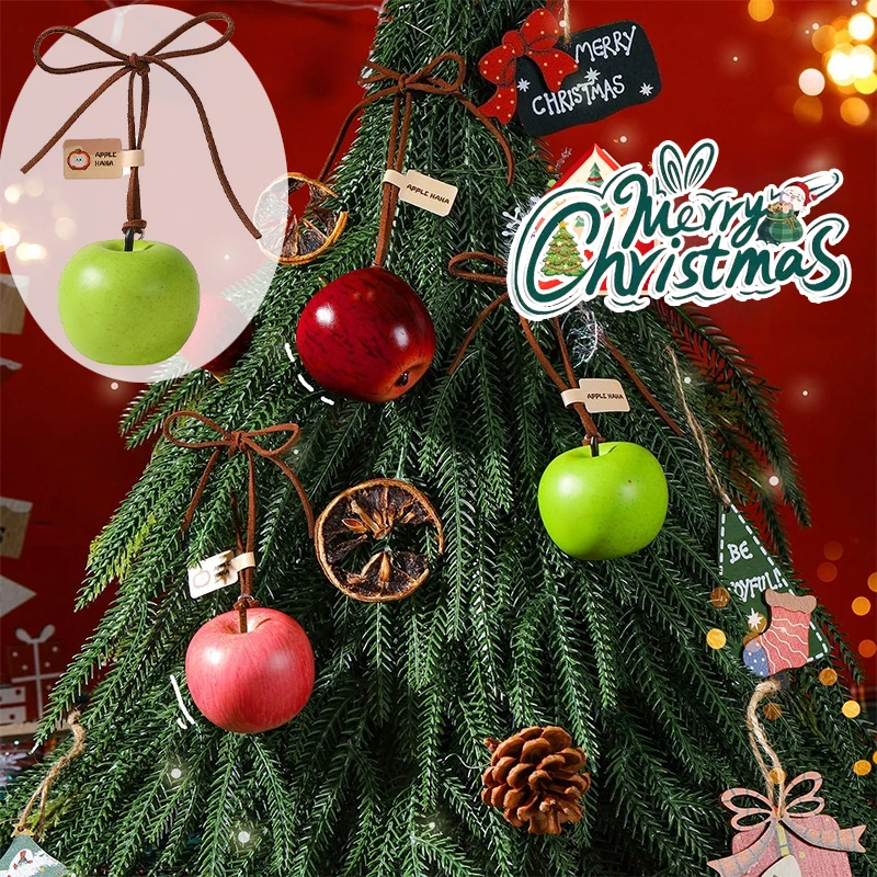 Christmas Apple Ornament Simulation Fruit Hanging Decor for Tree Home Decoration Kids New Year Party Gift Festive Hanging Decor
Christmas Apple Ornament Simulation Fruit Hanging Decor for Tree Home Decoration Kids New Year Party Gift Festive Hanging Decor