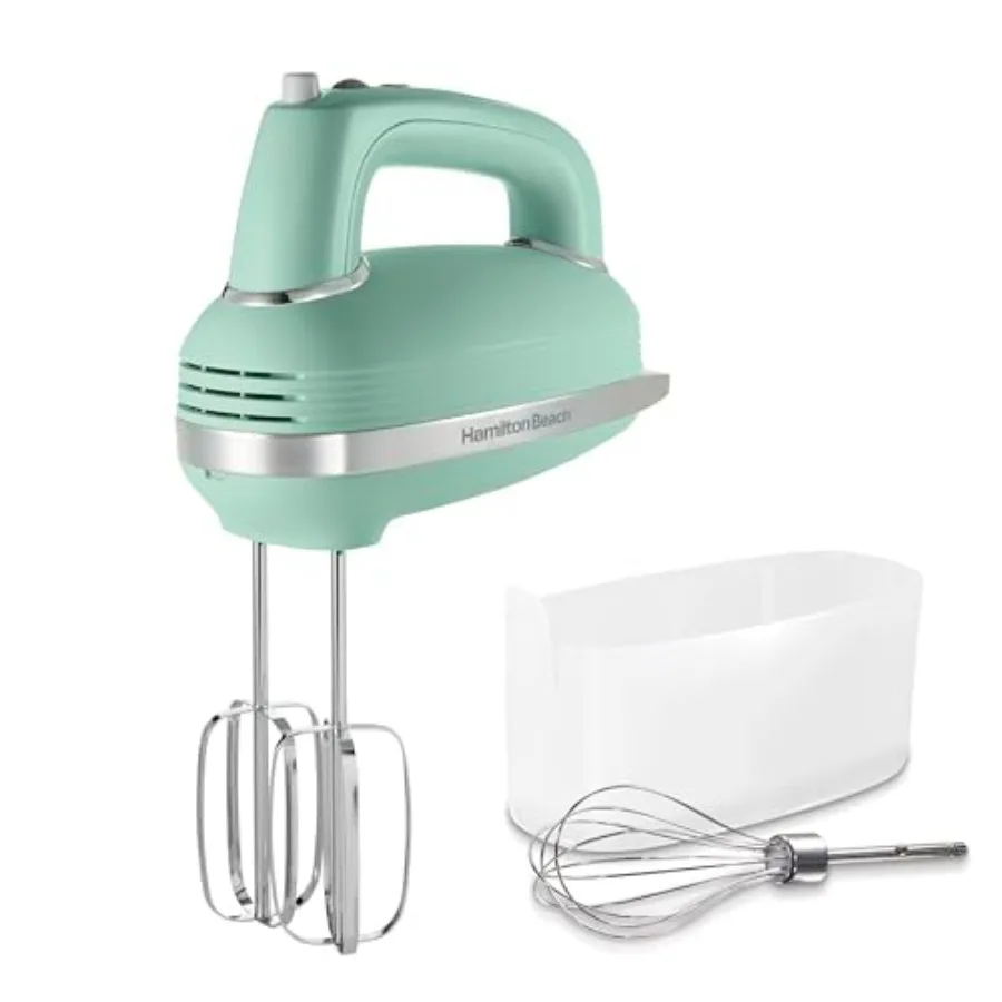 Vintage-Style 5-Speed Electric Hand Mixer Powerful 1.3 Amp DC Motor for Effortless Mixing and Consistent Speed in Thick Ingredi
Vintage-Style 5-Speed Electric Hand Mixer Powerful 1.3 Amp DC Motor for Effortless Mixing and Consistent Speed in Thick Ingredi