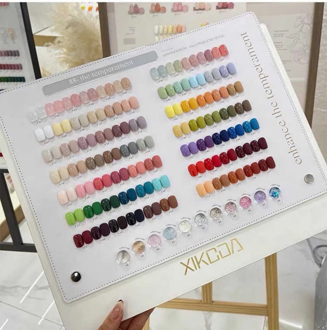 XIKCOA 88 Colors Nail Gel Set Solid Color Gel Polish 2025 New Fashion Hot Sale Nail Art Non-toxic UV Gel Nail Salon Wholesale
XIKCOA 88 Colors Nail Gel Set Solid Color Gel Polish 2025 New Fashion Hot Sale Nail Art Non-toxic UV Gel Nail Salon Wholesale