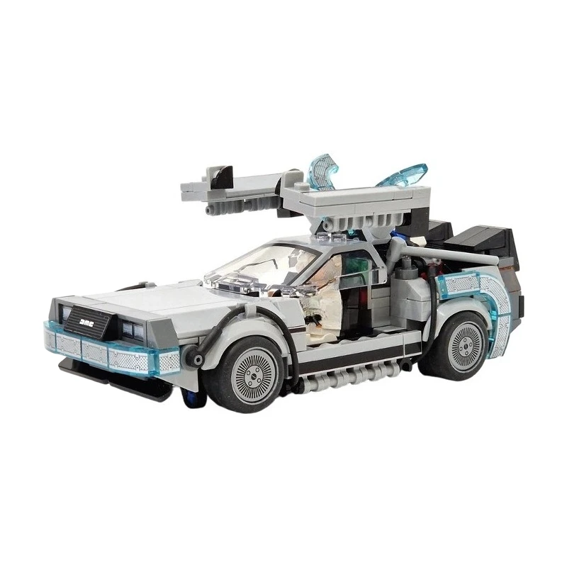 Конструктор Time Machine Hypercar MOC, высокоскоростной футуристический суперкар со складными колесами, креативный автомобиль для путешествий во времени
Конструктор Time Machine Hypercar MOC, высокоскоростной футуристический суперкар со складными колесами, креативный автомобиль для путешествий во времени
