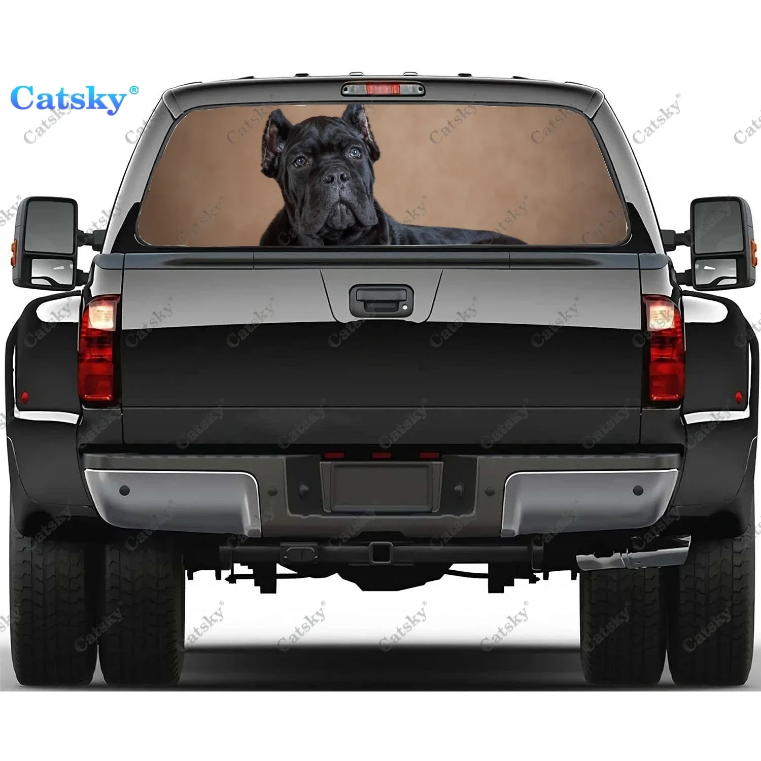 Cane Corso Rear Window Decals for Truck,Pickup Window Decal,Rear Window Tint Graphic Perforated Vinyl Truck Sticker
Cane Corso Rear Window Decals for Truck,Pickup Window Decal,Rear Window Tint Graphic Perforated Vinyl Truck Sticker