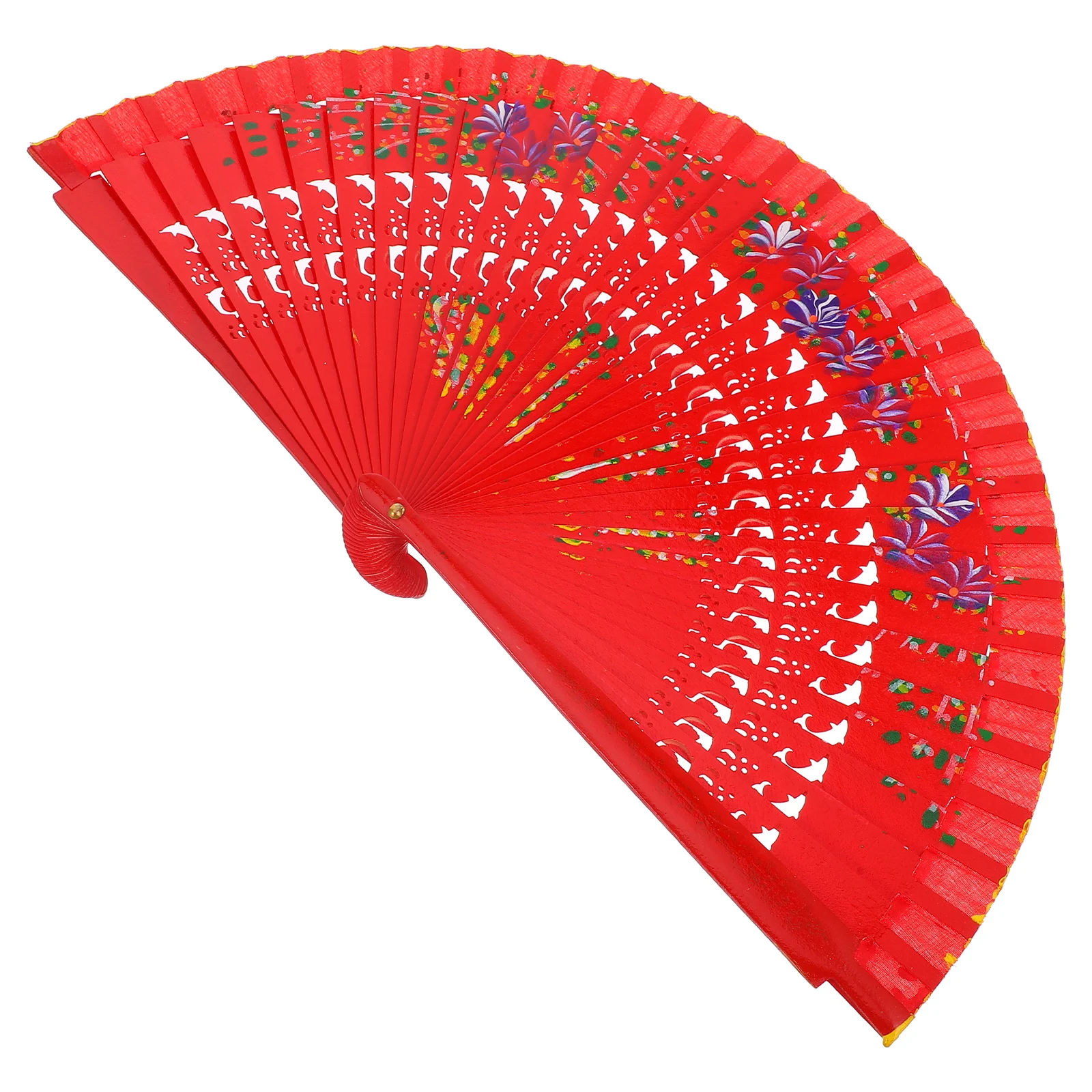 Wooden H Fans Classic Style Double Sided Floral Design Dancing Decoration Festival Wedding Party Red Folding Fan Prop
Wooden H Fans Classic Style Double Sided Floral Design Dancing Decoration Festival Wedding Party Red Folding Fan Prop