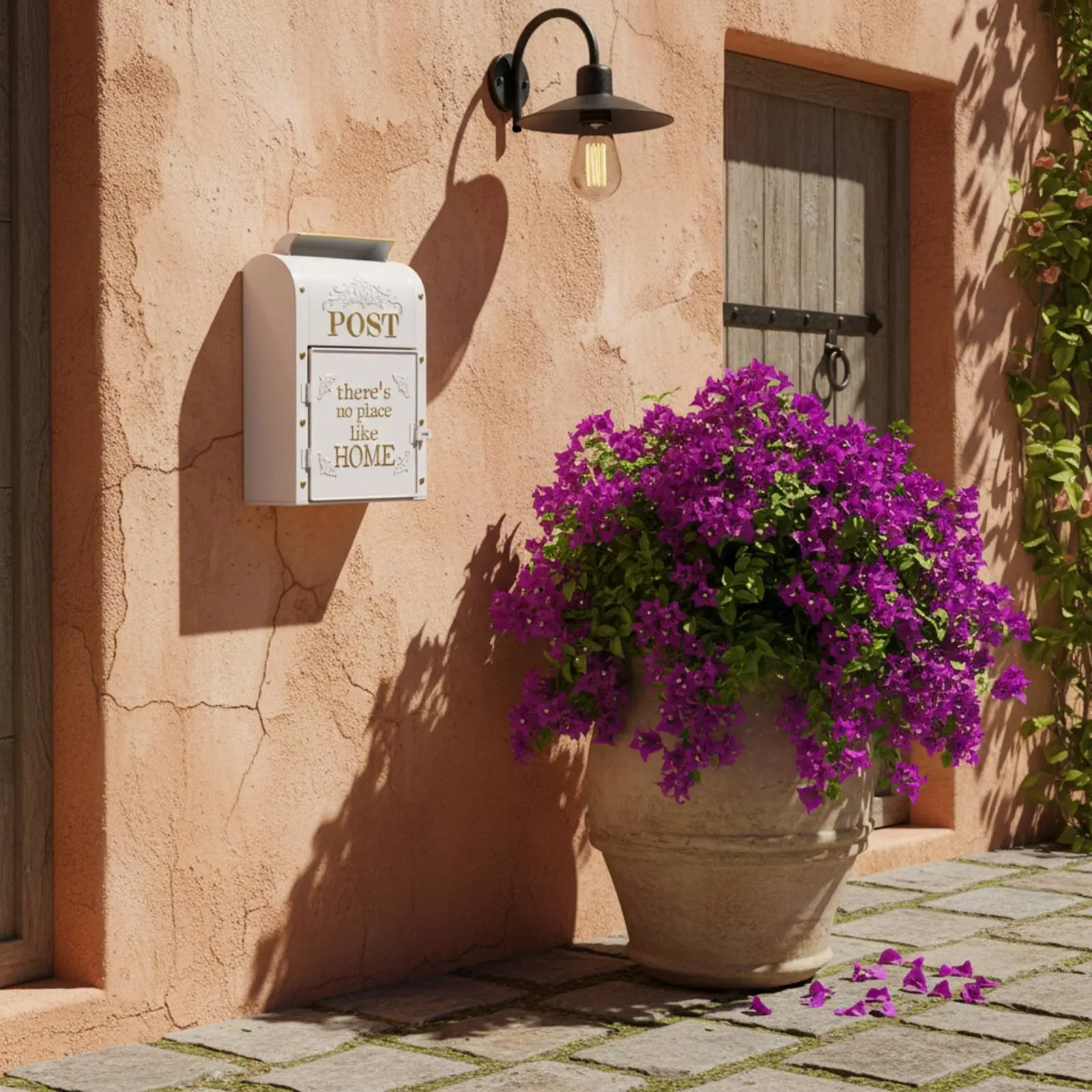 Embossed Wall Mailbox Nostalgic Charm Vintage Iron Mailbox for Indoor Storage
Embossed Wall Mailbox Nostalgic Charm Vintage Iron Mailbox for Indoor Storage