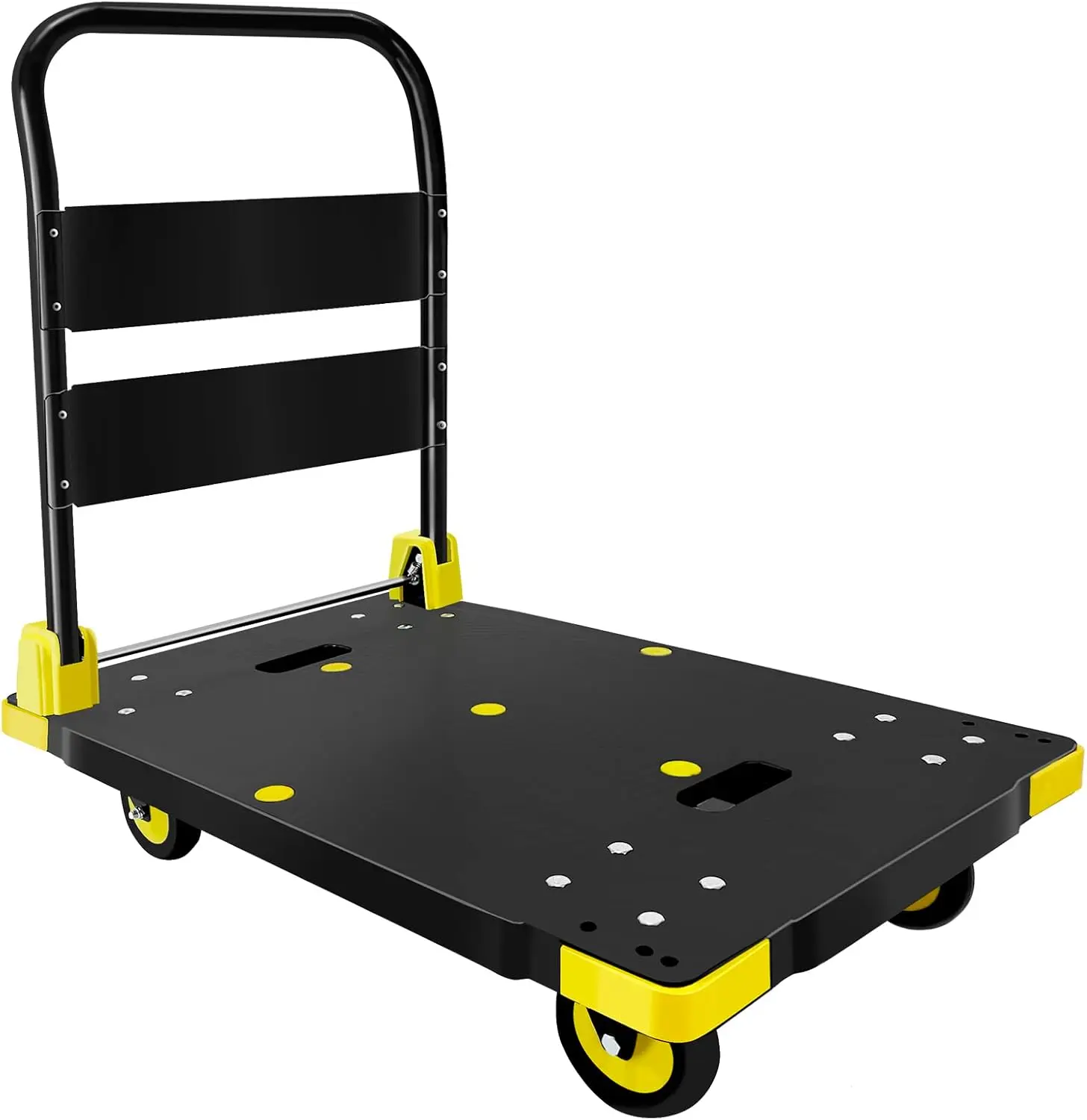 Heavy Duty Folding Platform Truck Cart 1000LBS Capacity with 360° Swivel Wheels for Moving Furniture and Boxes
Heavy Duty Folding Platform Truck Cart 1000LBS Capacity with 360° Swivel Wheels for Moving Furniture and Boxes