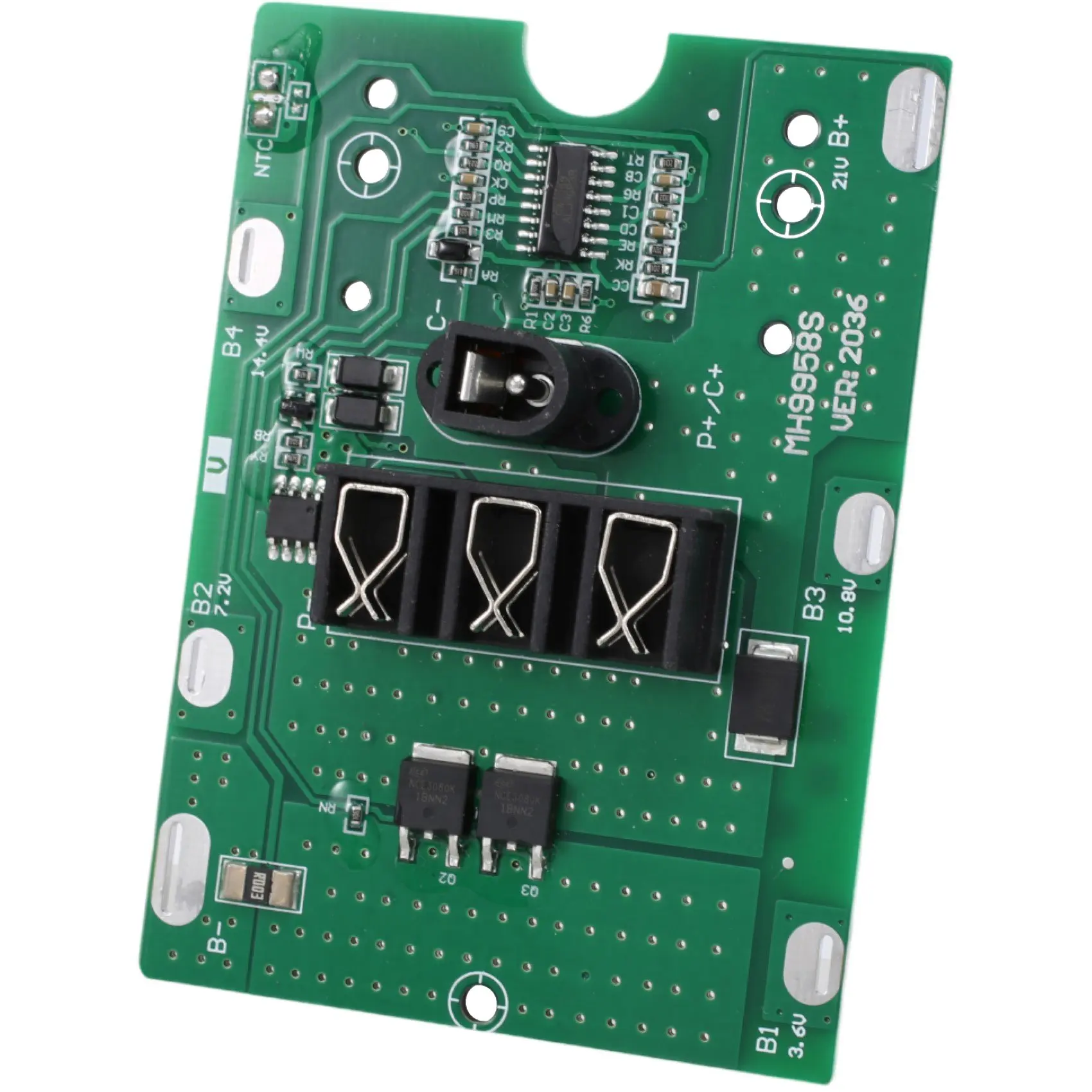 CMHI 2 Pcs BMS 5S 20A 18V 21V Li-Ion Electric Tools Battery Power Bank Charge Board NTC Temperature Protection DC Connector
CMHI 2 Pcs BMS 5S 20A 18V 21V Li-Ion Electric Tools Battery Power Bank Charge Board NTC Temperature Protection DC Connector